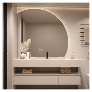 Mueble de Baño Moderno Personalizado con Lavabo Individual Montado en la Pared, Mueble de Baño - Product Image 1