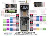 LILYGO-Módulo LoRa todo en uno de alta integración, para walkie-talkie, compatible con Wi-Fi, Bluetooth 5,0, 1, 2, 1, 2, 2, 1, 2