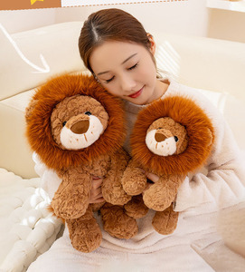 Großhandel: Neues Simulations-Plüschtier „Waldlöwe“ – PP-Baumwoll-Kuscheltier für Kinder, beruhigende Begleiterpuppe, <span class=keywords><strong>Zoo</strong></span>-Wildtierpuppe - Product Image 4