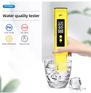 مقياس درجة الحموضة ، الرقمية مختبر بي اتش ، 0.01 PH عالية دقة المياه جهاز اختبار جودة الماء مع 0-14 PH نطاق القياس