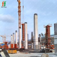 Coffrage en acier réglable pour colonnes en béton, profil de coffrage circulaire pour colonnes, cadre de coffrage en acier pour accessoires de construction