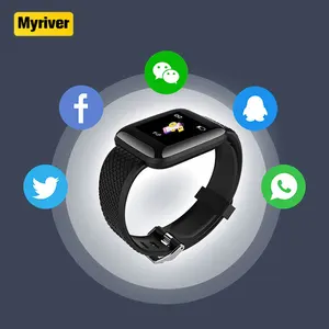 Myriver 플라스틱 스포츠 D13 116 플러스 안드로이드 전화 구글 어린이 스마트 시계 Sim 카드 슬롯 남성