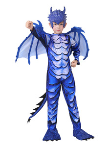 Costume de Chevalier Dragon Glacé pour Enfants, Déguisement d'Halloween, Tenue de Jeu de Rôle <span class=keywords><strong>Dinosaure</strong></span> pour Spectacle - Product Image 3
