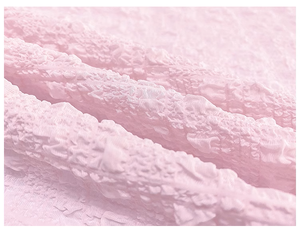 قماش مطوي من البوليستر قماش فقاعات تنفس للنساء فستان عصري - Product Image 4