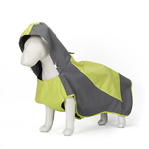 कस्टम लोगो भारी शुल्क वाटरप्रूफ चिंतनशील समायोज्य आउटडोर लक्जरी बारिश जैकेट पालतू कुत्ते वर्षाकोट कपड़े - Product Image 2