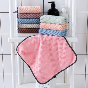 Chiffon de cuisine en microfibre, type <span class=keywords><strong>suspendu</strong></span>, pour le nettoyage et le lavage de la vaisselle, motif ananas, carré, sans peluches, absorbant l'eau - Product Image 1