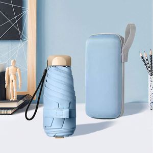 Paraguas Plegable Mini Cápsula de Alta Calidad con Protección UV y Logotipo Impreso, Superventas - Product Image 1