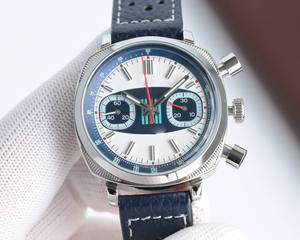 Reloj de Pulsera con Cronógrafo, Correa de Cuero a Juego, Extremadamente Elegante con Acabado Perfecto, Reloj para Hombre - Product Image 2