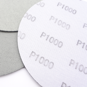 Éponge abrasive en carbure de silicium ronde, grain fin, papier <span class=keywords><strong>abrasif</strong></span> automobile 150 mm pour le polissage de la peinture automobile - Product Image 5