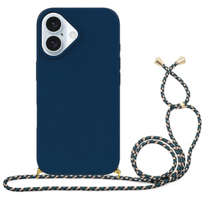 Étui de téléphone portable en silicone avec cordon réglable, étui de téléphone portable en TPU antichoc avec cordon d'épaule pour <span class=keywords><strong>iPhone</strong></span> 16 15 14 13 12 11 - Product Image 5