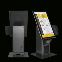 Sistema POS para Kiosco de Autoservicio, Venta al por Mayor y al Detal, Pantalla Táctil LCD de 21.5 Pulgadas y 10 Puntos, Carcasa Metálica, Android, Garantía de 18 Meses