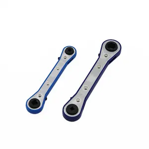 dubbele off set spanner Suppliers-3/16 "1/4" 5/16 "3/8" Double End Ratelsleutel Airconditioning Koeling