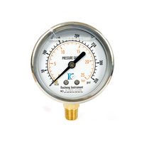 Manomètre à double échelle en acier inoxydable DACHENG YN-60, Psi/Bar, résistant aux chocs, NPT1/4 ZG1/4, garantie de 3 ans, fabricant direct