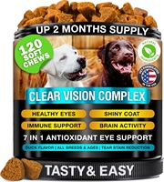 Multivitamines 20 en 1 pour chiens - Compléments immunitaires pour chiens, 180 comprimés à mâcher au goût canard