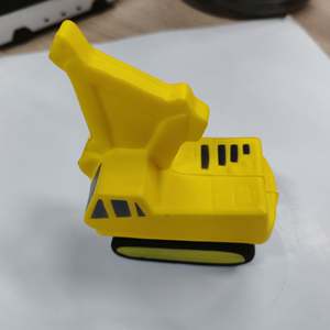 Jouets anti-stress personnalisés en forme de pelle rétrocaveuse, cadeaux promotionnels pour l'industrie de la construction, pour événements et publicité - Product Image 2