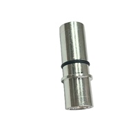 Borne de connexion double extrémité en cuivre plaqué argent anti-corrosion de 12,0 mm, contact à ressort pour faisceau de câblage automobile