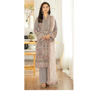 ชุดปากีสถานที่มีคุณภาพสูงปักลายเรียงตามลำดับ3มม. เสื้อผ้าทำงานปากีสถาน - Product Image 1