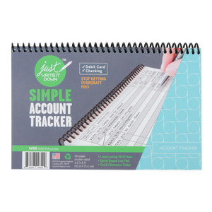 The Superior Register Account Tracker <b>Notebook</b> W-Blue Model <b>Spiral</b> <b>Bound</b> Blue Printed Cover - Product Image 6