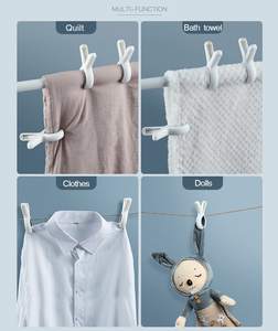 Pinces <span class=keywords><strong>de</strong></span> chaise <span class=keywords><strong>de</strong></span> piscine solides en plastique coupe-vent linge épingles à linge couverture couette pince <span class=keywords><strong>de</strong></span> séchage pinces à serviettes <span class=keywords><strong>pour</strong></span> chaises <span class=keywords><strong>de</strong></span> <span class=keywords><strong>plage</strong></span> - Product Image 5