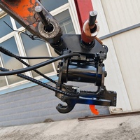 Attelage rapide hydraulique inclinable pour excavatrices de 4 à 9 tonnes, poids 220 kg, garantie 1 an