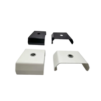 Support/Clip de suspension pour rail de câblage avec pince à câble, revêtement E-coating noir/blanc, personnalisation, fabricant certifié ISO9001