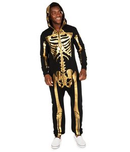 Sublimazione Unisex Plus Size <span class=keywords><strong>tute</strong></span> all'ingrosso Halloween Cosplay scheletro abbigliamento testo personalizzato poliestere costumi di Halloween - Product Image 5