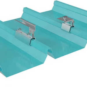 Nhôm mô-đun năng lượng mặt trời gắn hỗ trợ sửa chữa Kệ bảng điều khiển năng lượng mặt trời đường may kẹp <span class=keywords><strong>PV</strong></span> gắn mái đứng đường may kẹp - Product Image 1