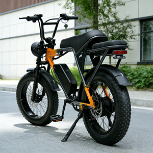 Bicicleta Eléctrica Híbrida V8 750W 48V 15Ah con Llantas Gruesas para Ciudad, Bicicleta Eléctrica de Montaña para Adultos - Product Image 2