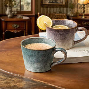 Chinese Manufacturer Gradient Color Eco-friendly Stoneware Ceramic Mug High Quality Food Safe Reusable Dishwasher Microwave Safe - Product Image 4