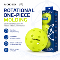 Balle de pickleball conforme USAPA à 40 trous, disponible en moulage par injection et par rotation |   Commandes OEM et en gros bienvenues