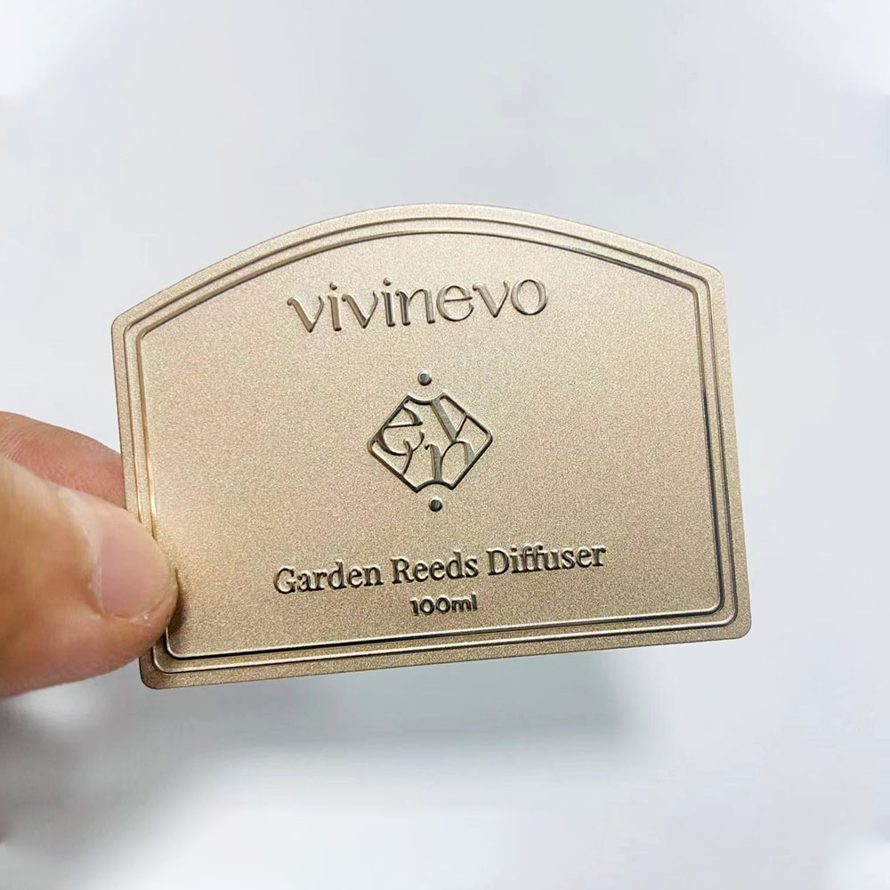 Custom Manufacturer Embossed Printing Nameplate Industrial Equipment Metal Labels Aluminum Crafts Sign with Silk Screen Printing
