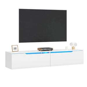 Meuble <span class=keywords><strong>TV</strong></span> mural moderne en bois laqué brillant, console <span class=keywords><strong>TV</strong></span> suspendue, meuble <span class=keywords><strong>TV</strong></span> flottant, table <span class=keywords><strong>TV</strong></span> - Product Image 1