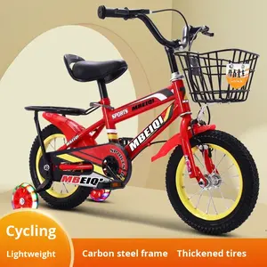 Bicicletas para niños Niñas y niños 12 pulgadas 3-8 años Marco de acero Pedal ordinario Soporte de bicicleta para niños Dropshipping - Product Image 5