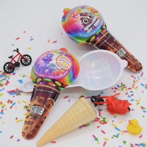 Custom Shape Milk <strong>Chocolate</strong> Ice Cream <strong>Cone</strong> for Egg with Toy-12 Months Shelf Life - Product Image 2
