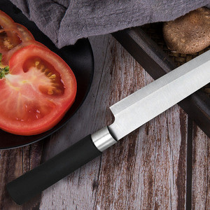 มีดซาชิมิญี่ปุ่น สแตนเลส 21 ซม. มีดทำครัวสำหรับหั่นป<span class=keywords><strong>ล</strong></span>า ซูชิ หั่นเนื้อ สำหรับเชฟ - Product Image 3