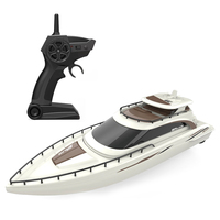 Bateau télécommandé haute vitesse Jacko Toys avec double moteur FPV 1080p 3 canaux, piles incluses, utilisation intérieure-extérieure