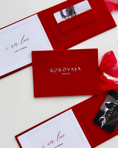 Carpeta de Regalo de Papel Negro de Lujo Personalizada con Logotipo en Lámina Plateada, Invitación de Boda, Vales de Salón de Belleza y Spa, Embalaje para Tarjetas VIP - Product Image 3