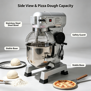 Impastatrice Professionale <span class=keywords><strong>per</strong></span> <span class=keywords><strong>Pizza</strong></span> <span class=keywords><strong>per</strong></span> Pizzerie, Panifici, Hotel e Servizi di Catering - Product Image 3
