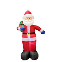 Décorations gonflables de Noël, sacs cadeaux du Père Noël pour la décoration de la cour et du jardin, figurines gonflables de Noël
