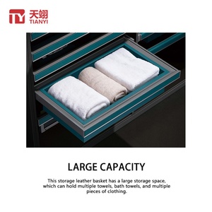 High Quality New Design Wall Mount Detachable Wardrobe Closet Drawer <b>Storage</b> Basket Pull <b>Boxes</b> Systems - Product Image 4