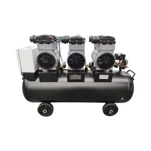 Compresseur d'air industriel silencieux, portable, refroidi par air, sans huile, de haute qualité, avec moteur et pompe, à vendre - Product Image 2