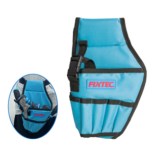 FIXTEC OEM Electrician <b>Tool</b> Waist Small Carrier <b>Bag</b> 600D Polyester With 7 Pockets Waterproof & Adjustable Strap FHTB101 - Product Image 5