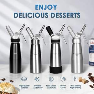 Vente en gros d'usine, distributeur de crème fouettée en aluminium de 500 ml - Product Image 5