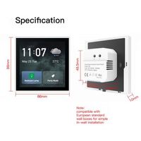 Nouvelle tendance Tuya Smart WiFi 4 ''écran tactile LCD mural Central Home panneau de commande multifonctionnel pour la maison Smart-T6E QD