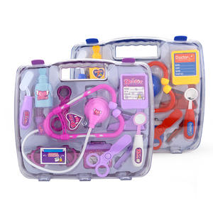 Boîte à médicaments en plastique portable et stéthoscope ensemble jouets de médecin de simulation pour enfants pour garçons et filles Play <span class=keywords><strong>House</strong></span> - Product Image 1