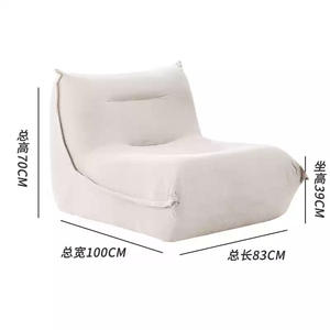 Vente chaude Tissu Trois <span class=keywords><strong>Places</strong></span> <span class=keywords><strong>Canapé</strong></span> Simple Pouf Chaise <span class=keywords><strong>Canapé</strong></span> Adulte <span class=keywords><strong>Canapé</strong></span> pour Appartement Meubles Salon - Product Image 5