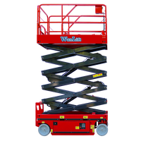 Wanlift Genie Design Elektrische Hydraulische Scherenhebebühne Mini Mobile Hebebühne Stahl 4-Personen-Kapazität für Bauarbeiten