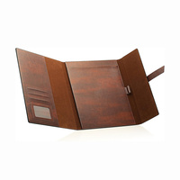 Carnet de gratitude personnalisé en cuir véritable, porte-passeport, cadeau d'affaires promotionnel, design moderne fait main, portable et personnalisable