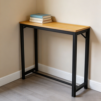 Table console étroite industrielle moderne en gros pour l'entrée, le couloir ou les petits espaces, idéale à placer derrière un canapé