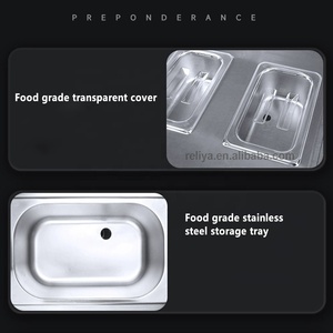 Nhà sản xuất Trung Quốc 2 + 1 hương vị mềm phục vụ máy làm kem Thương mại cho các nhà hàng ăn nhẹ - Product Image 4